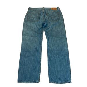 Levi’s Men’s 505 Jeans, Regular Cut, Straight Leg blue, 36 X 32